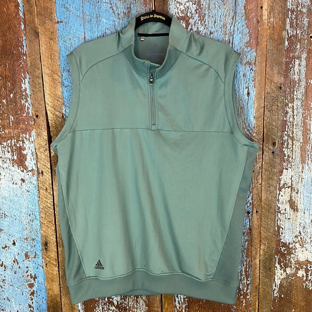 Adidas Classic Golf Club 1/4 Zip Vest Size L